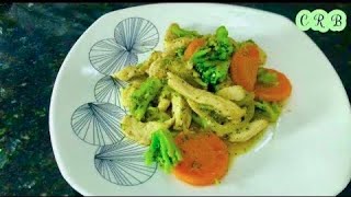 Como hacer Salteado de VERDURAS con POLLO [upl. by Waxman343]