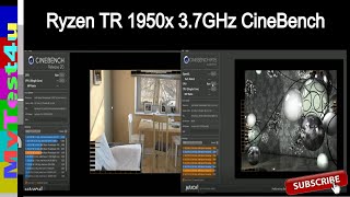 Cinebench R20 R15 Vergleich mit TR1950x [upl. by Annaerda]