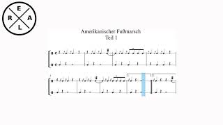 Amerikanischer Fußmarsch Teil 1 → Tempo 60 [upl. by Hardigg338]