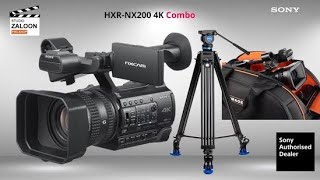 How To Sony HXRNX200 Full HD 4K Camcorder Review [upl. by Nairrad]