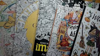 Coloring book collection part 1 Kerby Rosanes J Basford Rita Berman Tomislav Tomic Uusikuuu [upl. by Lacy]