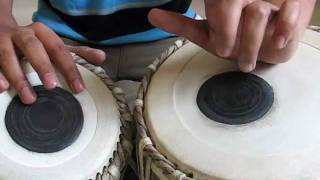 Tabla Basic Lesson  How to play quotGhequot [upl. by Aubigny]