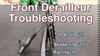 How To Troubleshoot a front derailleur on your own [upl. by Anyad427]