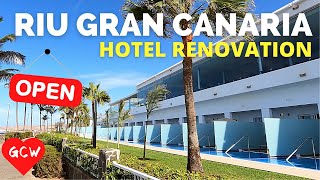 RIU Gran Canaria Hotel Renovation 2023 OPEN Maspalomas [upl. by Mandie422]