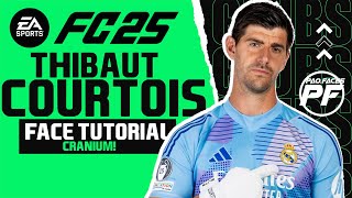 EA FC 25 THIBAUT COURTOIS FACE  Pro Clubs Face Creation  CAREER MODE  LOOKALIKE REAL MADRID [upl. by Iney]