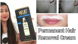 Permanent Hair Removal Cream  NEUD Natural Hair Inhibitor  100 Natural [upl. by Mila312]