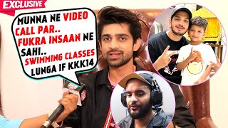 Abhishek FIRST Interview On PREPS For KKK14 CALL With Mikael amp FUN Reaction On Fukra Insaans Tweet [upl. by Machutte]