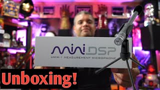 MiniDSP UMIK1 Calibration Microphone  UNBOXING [upl. by Nesrac]