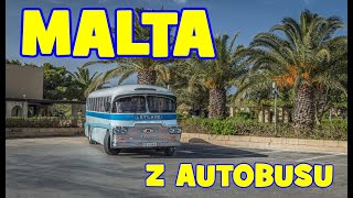 Malta z autobusu trasa Bugibba  Valletta [upl. by Thomson197]