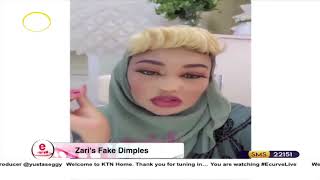 Zari Blasted for undergoing fake dimples procedure [upl. by Athene792]