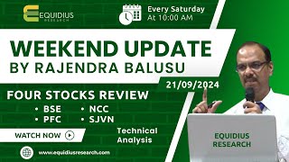 Weekend update by Rajendra Balusu  Four stocks review  Technical analysis [upl. by Poliard30]