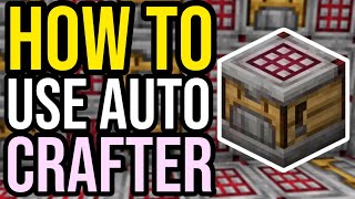 How To Use Auto Crafter In Minecraft Bedrock amp Java [upl. by Adnolor928]