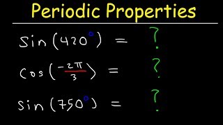 How To Evaluate Trigonometric Functions Using Periodic Properties  Trigonometry [upl. by Calysta791]