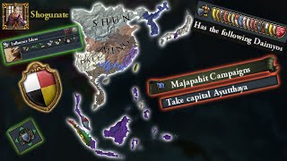 Majapahit Shogunate VASSAL SWARM Guide EU4 137 [upl. by Alrak391]