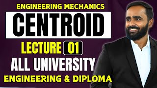 CENTROID LECTURE 01 ENGINEERING MECHANICSPRADEEP GIRI SIR [upl. by Shinberg]