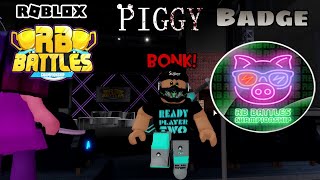 How To Get the Roblox Piggy Badge  RB Battles Championship [upl. by Stanwood103]