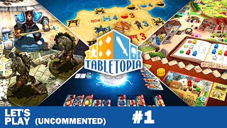 Tabletopia Gameplay 1 [upl. by Rabiah]