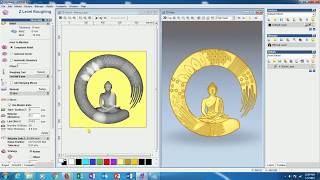 HOW TO MAKE TOOLPATH FOR STONE IN ARTCAM [upl. by Atoiganap]