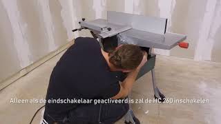 Metabo Vlak en vandiktebank HC 260  Gebruik als vlakschaaf [upl. by Remle]