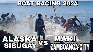 BOAT RACING 2024  ALASKA VS MAKI  DONFARSTV ipilzamboangasibugay [upl. by Odlanir12]