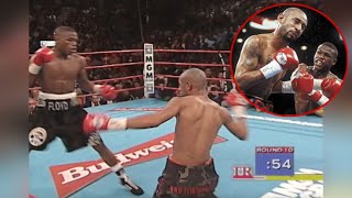 ON THIS DAY  FLOYD MAYWEATHER FORCED DIEGO CORRALES CORNER TO THROW IN THE TOWEL AFTER 10 ROUNDS [upl. by Ranjiv]