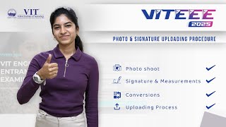 VITEEE 2025  Demonstration video of Photo amp Signature uploading process [upl. by Mella989]