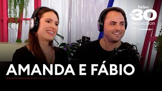 Amanda e Fábio  Forbes Under 30 Innovation by SingularityU Brazil [upl. by Yelsehc128]