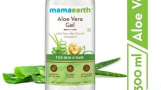 Mamaearth aloe vera gel review👌 [upl. by Machutte]