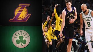 Lakers vs Celtics  Lakers GameTimeTV  Lakers Team Highlights [upl. by Akierdna]