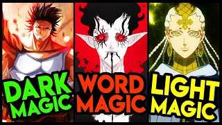 The Strongest Magic Types in Black Clover [upl. by Anircam]