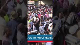 GACHAGUA DESTROYED RUTO BADLY IN KIAMBU [upl. by Severson]