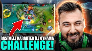 RASTGELE SEÇTİĞİM KARAKTER İLE OYNAMA CHALLANGE  HONOR OF KINGS [upl. by Derk]