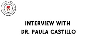 Interview with Dr Paula Castillo [upl. by Miyasawa]