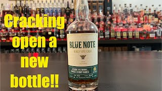 Blue Note Honey Rye Cask Straight Rye Whiskey Finished in a Honey Barrel Uncorking [upl. by Drhacir]