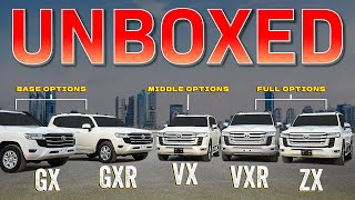 Unboxing the LC300J300  Differences in Variants GX GXR VX VXR ZX Models Explained Reviewed [upl. by Notloc]