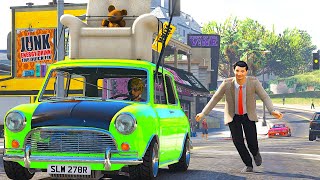 Mr Bean Car Stolen Most Hilarious Episode  GTA 5 Machinima Gameplay [upl. by Buchheim]