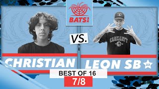 BATS24  Battle 7 im Achtelfinale  easymiteurozeichen Vs Christian [upl. by Borman]