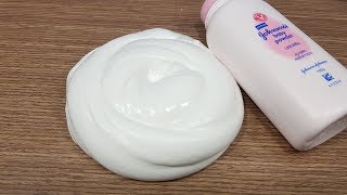 DIYPowder Fluffy Slime Fluffy Powder Slime [upl. by Rodd]