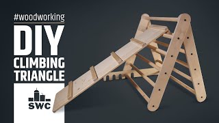 How to make a DIY Pikler climbing triangle [upl. by Ejrog]