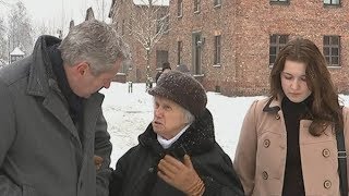 No tears left Mengele victim returns to Auschwitz [upl. by Reg278]