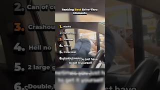 Ranking Best DriveThru Moments shorts [upl. by Neelloc325]