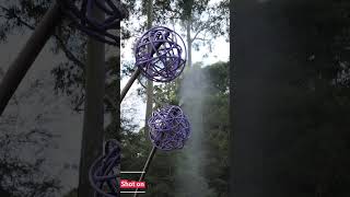 A mist of water a relaxing space in the park at Healesville Zoo shorts melbourne australia [upl. by Iglesias]