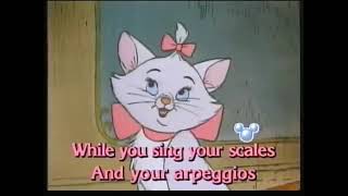 The Aristocats Scales and Arpeggios Sing Along Songs [upl. by Ramsdell226]