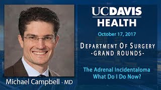 The Adrenal Incidentaloma What do I do now  Michael Campbell MD [upl. by Aneehsirk785]