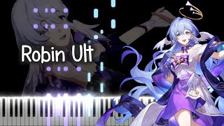 Honkai Star Rail  Robin Ult  Sway to My Beat in Cosmos【Chevy】 Piano CoverTutorial FULL [upl. by Yanehs924]