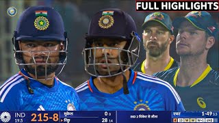 India vs Australia 1st T20 Match Highlights  Ind vs Aus 1st T20 HighlightsInd Vs Aus Highlights [upl. by Eninahs287]