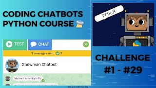 CODE MONKEY CODING CHATBOTS🤖 PYTHON COURSE EXERCISE 1  29 [upl. by Noyrb]