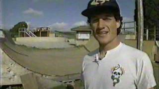 1990  Sk8 TV  Mike McGill at his skatepark [upl. by Atteyram599]