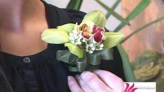 Westmount Florist  How to put on a Corsage [upl. by Nawoj]