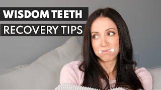 Wisdom Teeth Extractions RECOVERY TIPS How To Heal Fast [upl. by Gillette666]